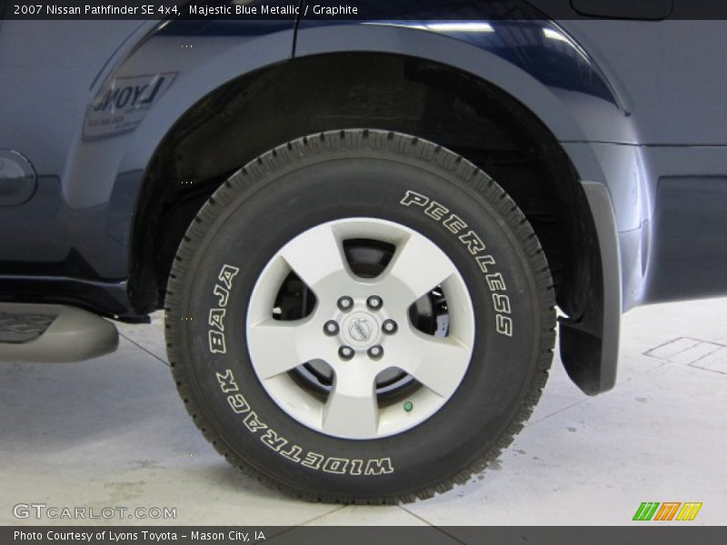 Majestic Blue Metallic / Graphite 2007 Nissan Pathfinder SE 4x4