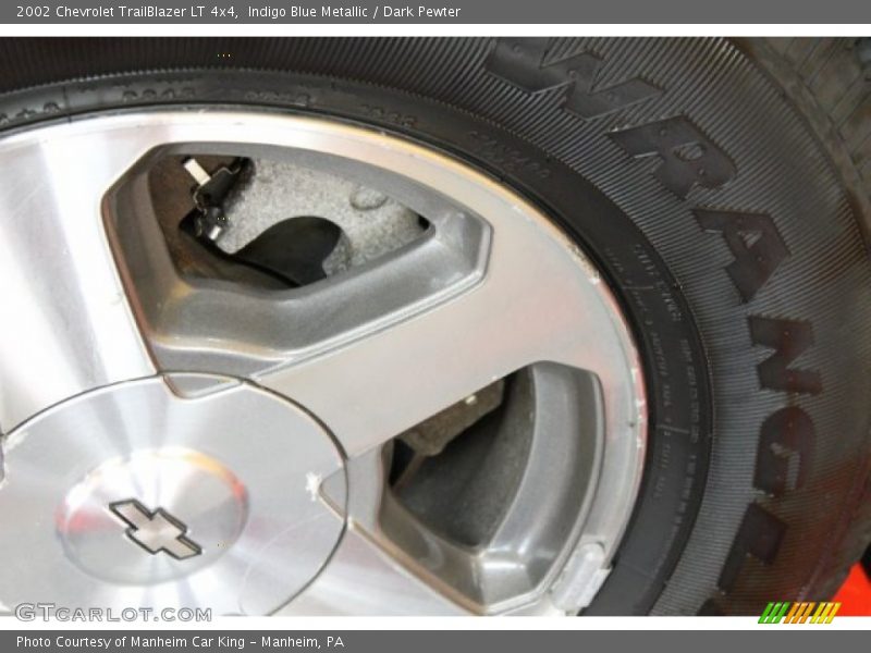 Indigo Blue Metallic / Dark Pewter 2002 Chevrolet TrailBlazer LT 4x4