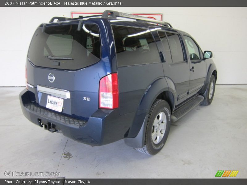 Majestic Blue Metallic / Graphite 2007 Nissan Pathfinder SE 4x4