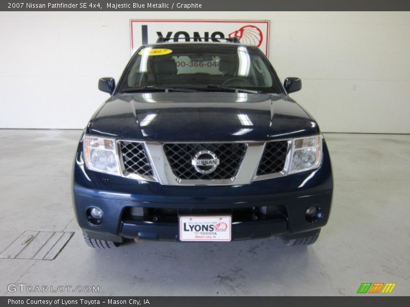 Majestic Blue Metallic / Graphite 2007 Nissan Pathfinder SE 4x4
