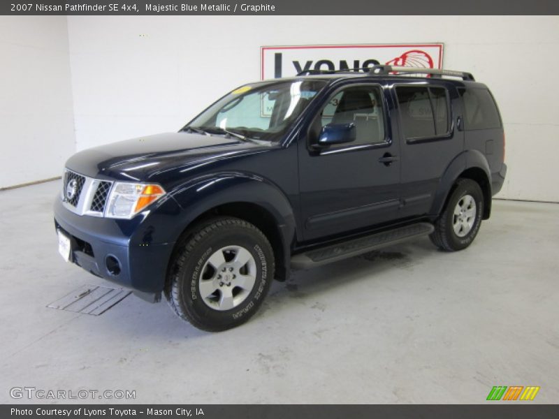 Majestic Blue Metallic / Graphite 2007 Nissan Pathfinder SE 4x4