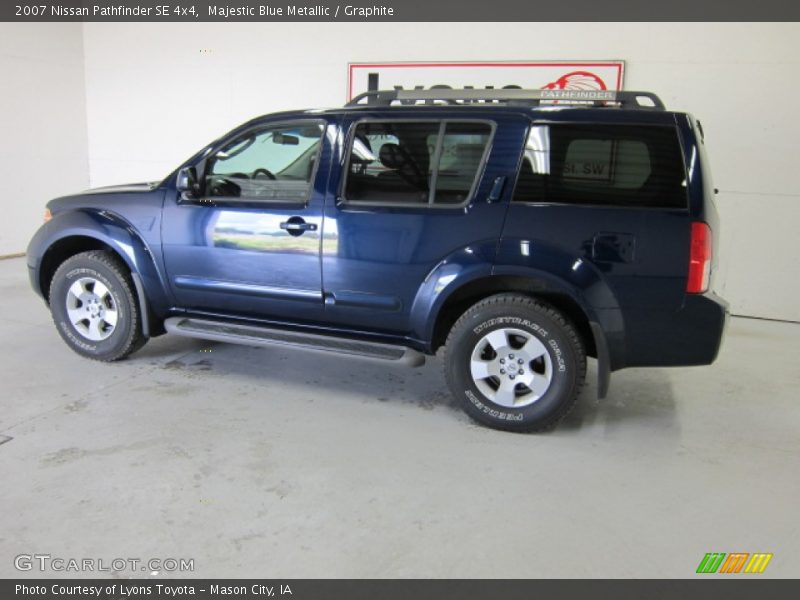 Majestic Blue Metallic / Graphite 2007 Nissan Pathfinder SE 4x4