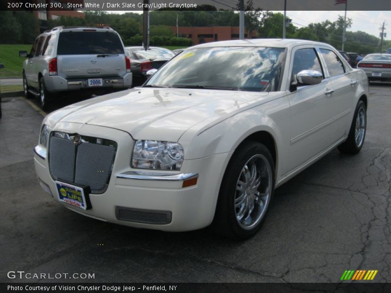 Stone White / Dark Slate Gray/Light Graystone 2007 Chrysler 300