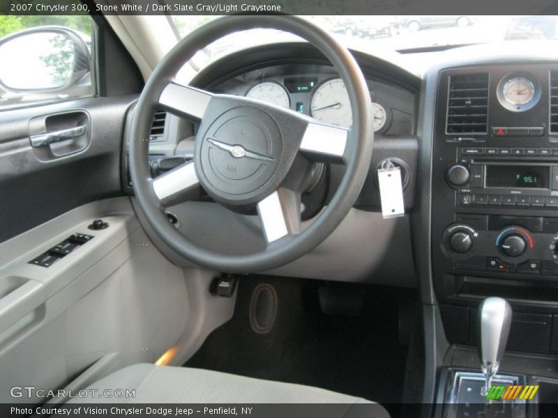 Stone White / Dark Slate Gray/Light Graystone 2007 Chrysler 300