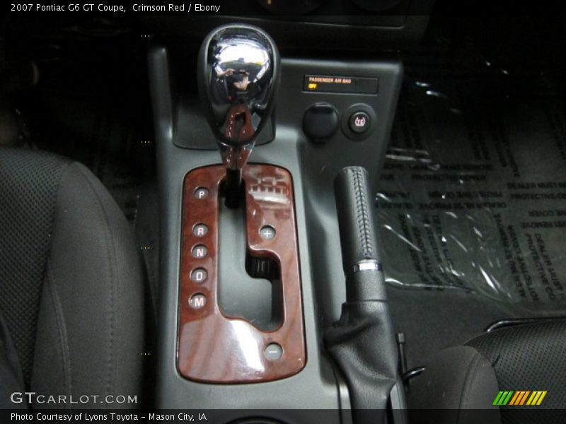  2007 G6 GT Coupe 4 Speed Automatic Shifter