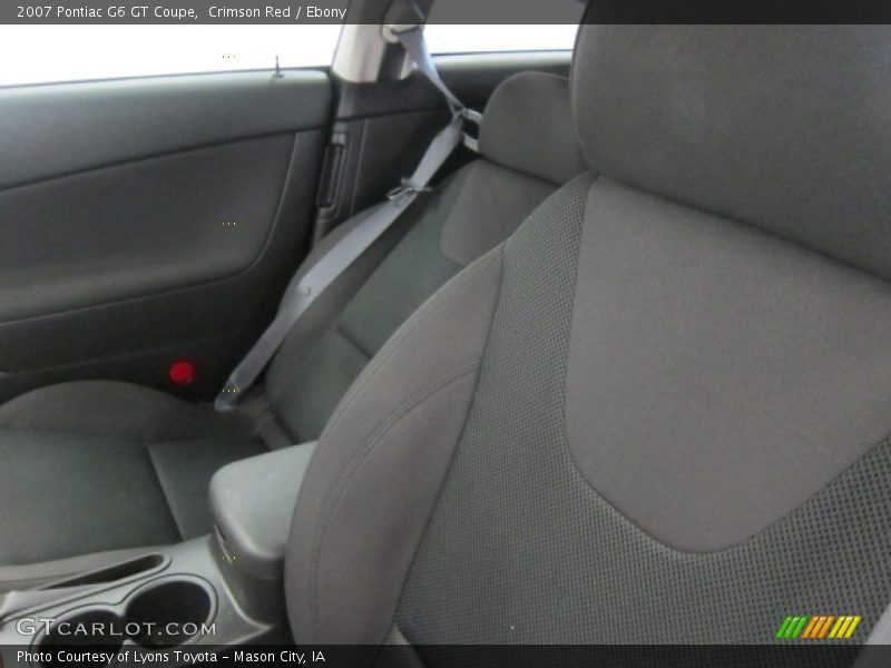 Crimson Red / Ebony 2007 Pontiac G6 GT Coupe