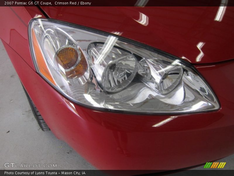 Crimson Red / Ebony 2007 Pontiac G6 GT Coupe