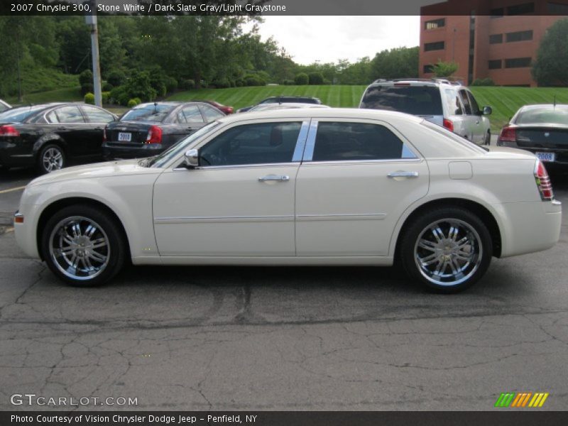 Stone White / Dark Slate Gray/Light Graystone 2007 Chrysler 300