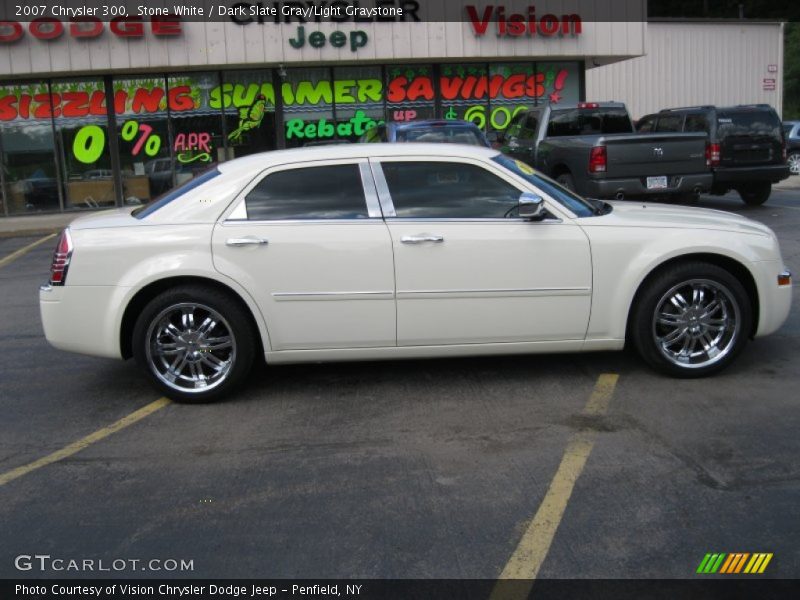 Stone White / Dark Slate Gray/Light Graystone 2007 Chrysler 300