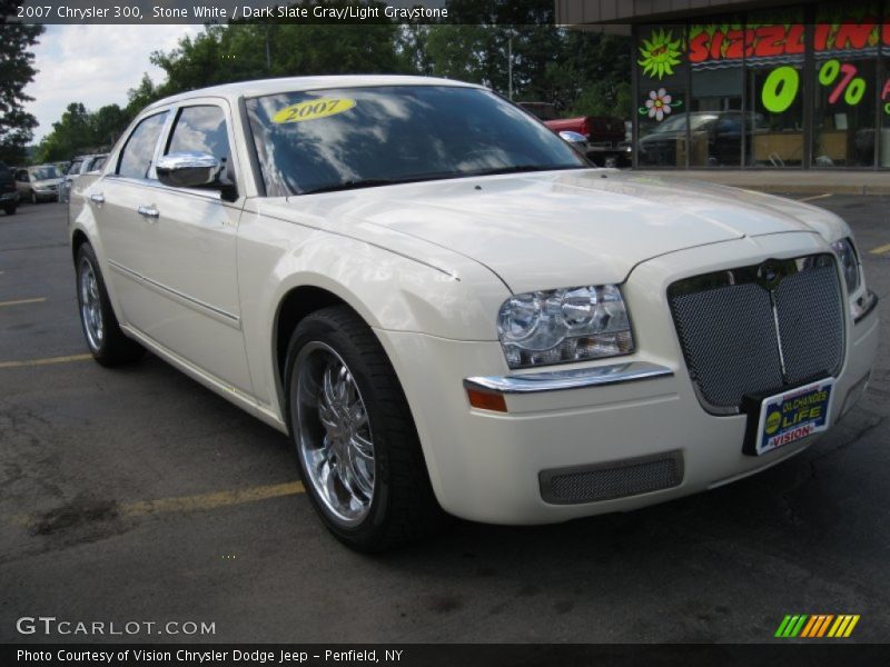 Stone White / Dark Slate Gray/Light Graystone 2007 Chrysler 300