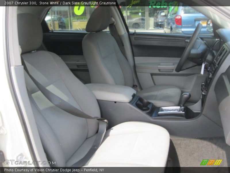 Stone White / Dark Slate Gray/Light Graystone 2007 Chrysler 300