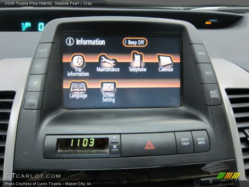 Seaside Pearl / Gray 2006 Toyota Prius Hybrid