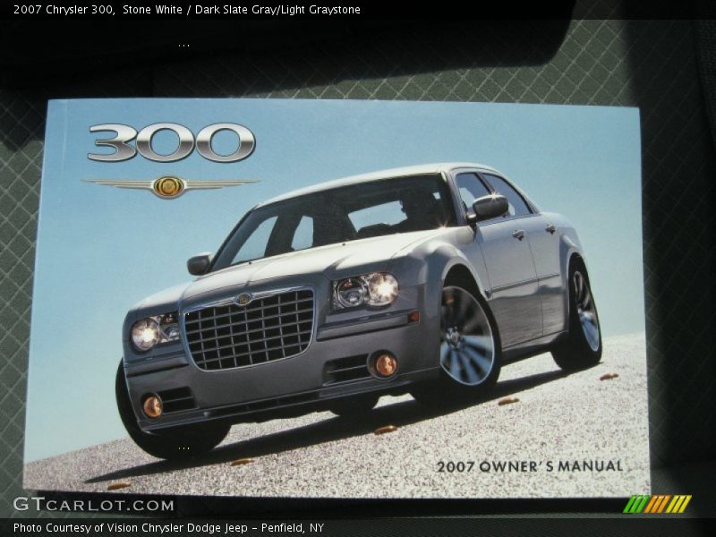 Stone White / Dark Slate Gray/Light Graystone 2007 Chrysler 300