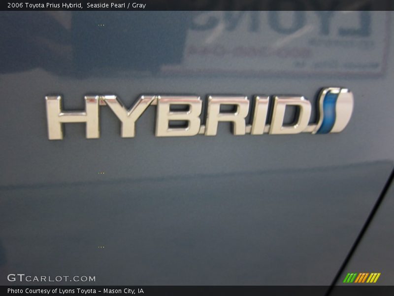 Seaside Pearl / Gray 2006 Toyota Prius Hybrid