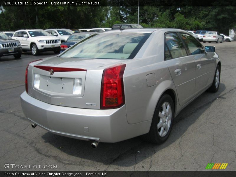 Light Platinum / Light Neutral 2005 Cadillac CTS Sedan
