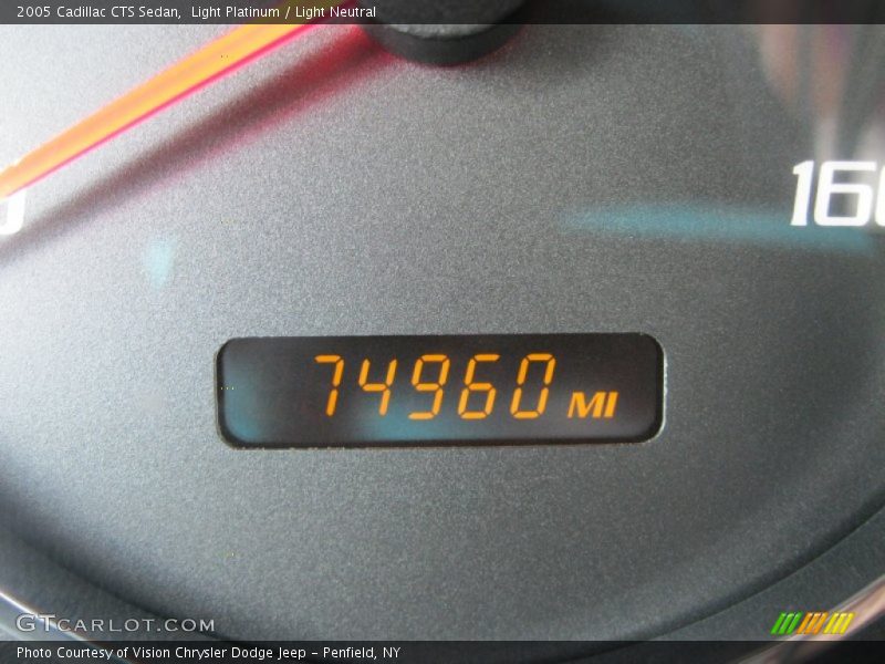 Light Platinum / Light Neutral 2005 Cadillac CTS Sedan