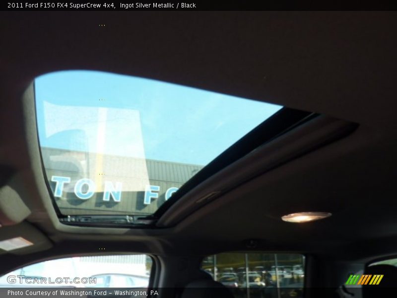 Ingot Silver Metallic / Black 2011 Ford F150 FX4 SuperCrew 4x4
