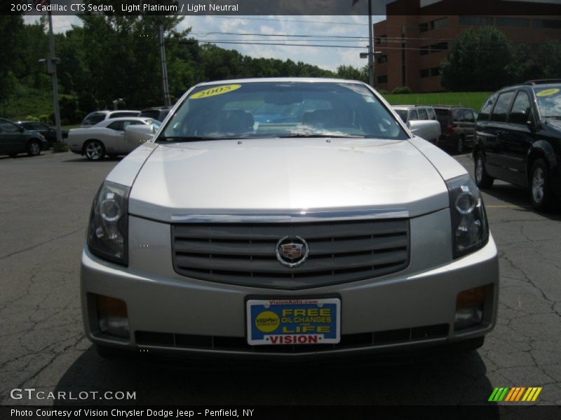 Light Platinum / Light Neutral 2005 Cadillac CTS Sedan