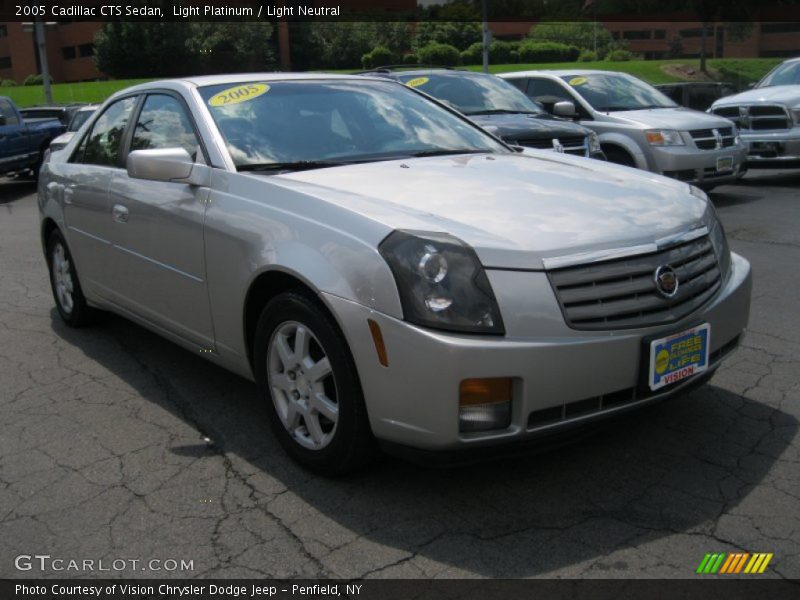 Light Platinum / Light Neutral 2005 Cadillac CTS Sedan