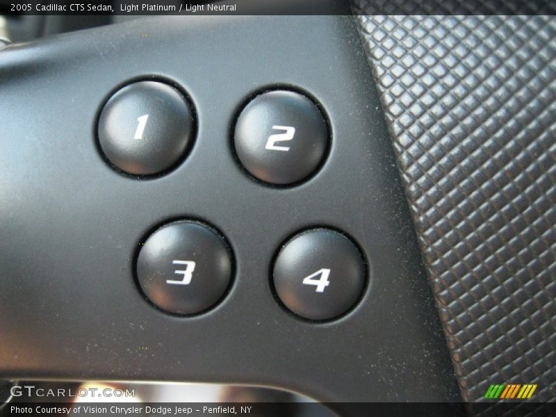 Light Platinum / Light Neutral 2005 Cadillac CTS Sedan