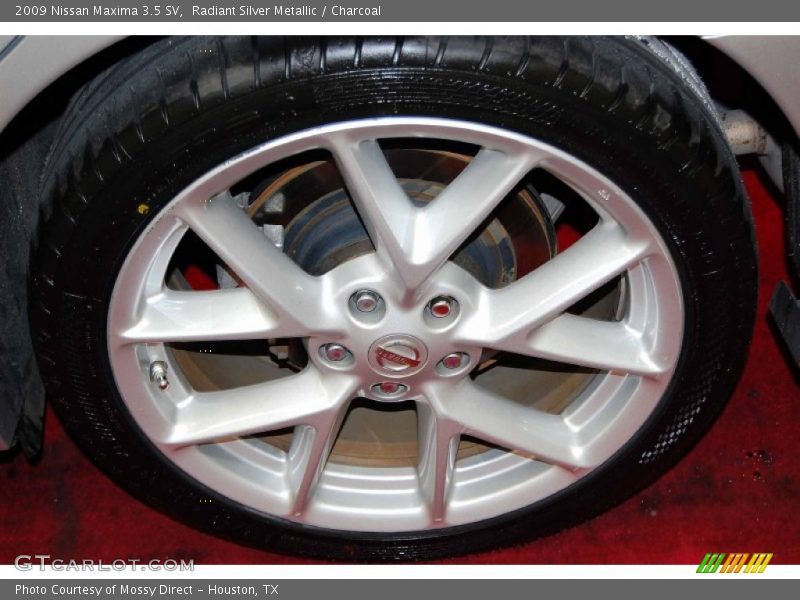 Radiant Silver Metallic / Charcoal 2009 Nissan Maxima 3.5 SV