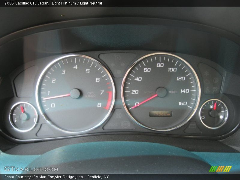 Light Platinum / Light Neutral 2005 Cadillac CTS Sedan