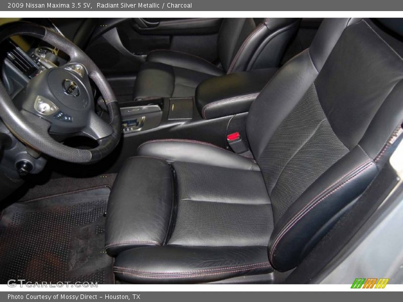 Radiant Silver Metallic / Charcoal 2009 Nissan Maxima 3.5 SV