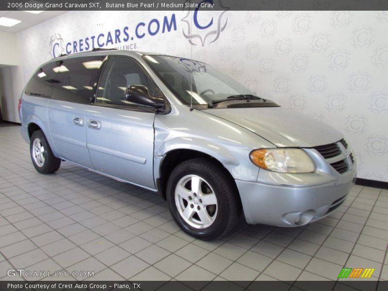 Butane Blue Pearl / Medium Slate Gray 2006 Dodge Grand Caravan SXT