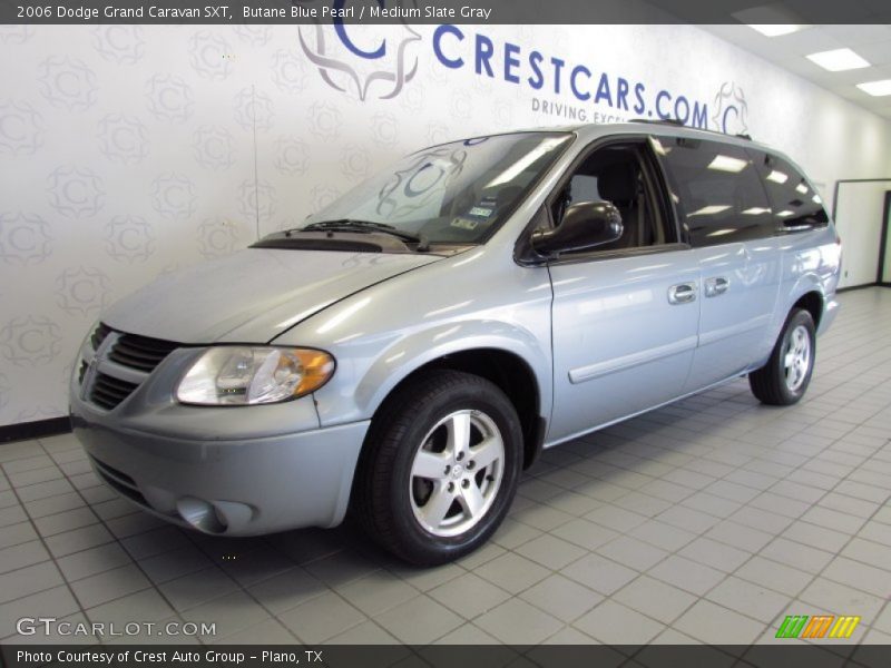 Butane Blue Pearl / Medium Slate Gray 2006 Dodge Grand Caravan SXT