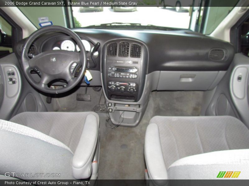 Butane Blue Pearl / Medium Slate Gray 2006 Dodge Grand Caravan SXT