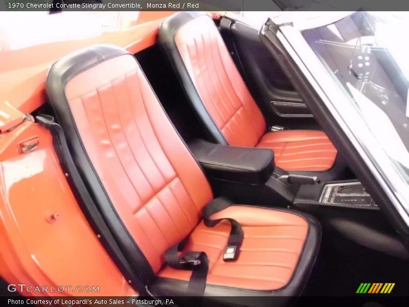  1970 Corvette Stingray Convertible Red Interior