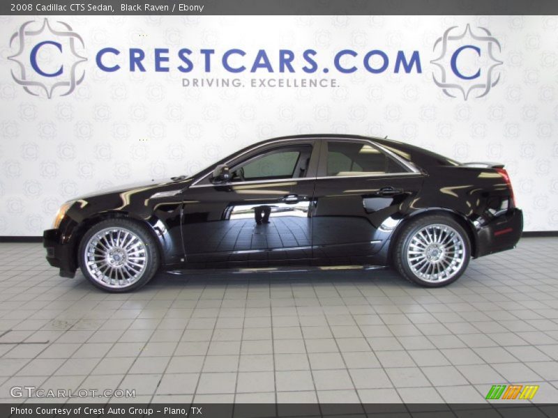 Black Raven / Ebony 2008 Cadillac CTS Sedan