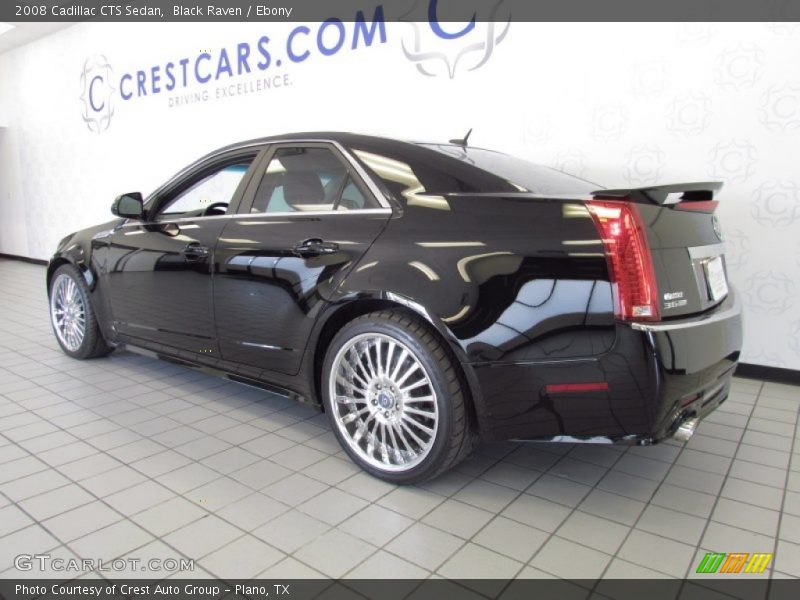 Black Raven / Ebony 2008 Cadillac CTS Sedan