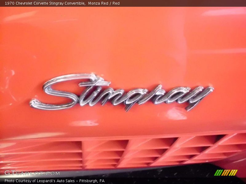  1970 Corvette Stingray Convertible Logo
