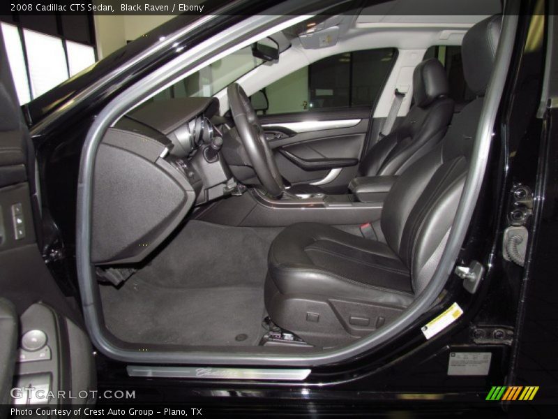  2008 CTS Sedan Ebony Interior
