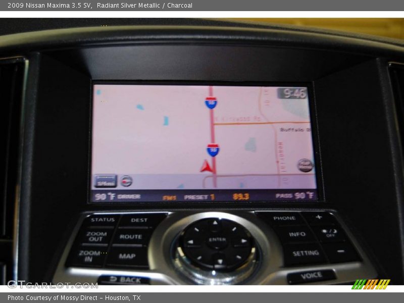 Radiant Silver Metallic / Charcoal 2009 Nissan Maxima 3.5 SV