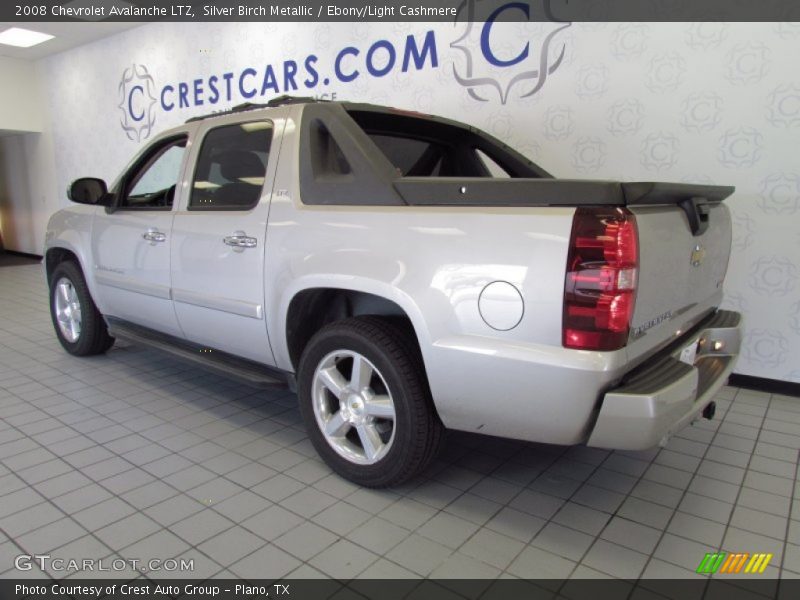 Silver Birch Metallic / Ebony/Light Cashmere 2008 Chevrolet Avalanche LTZ