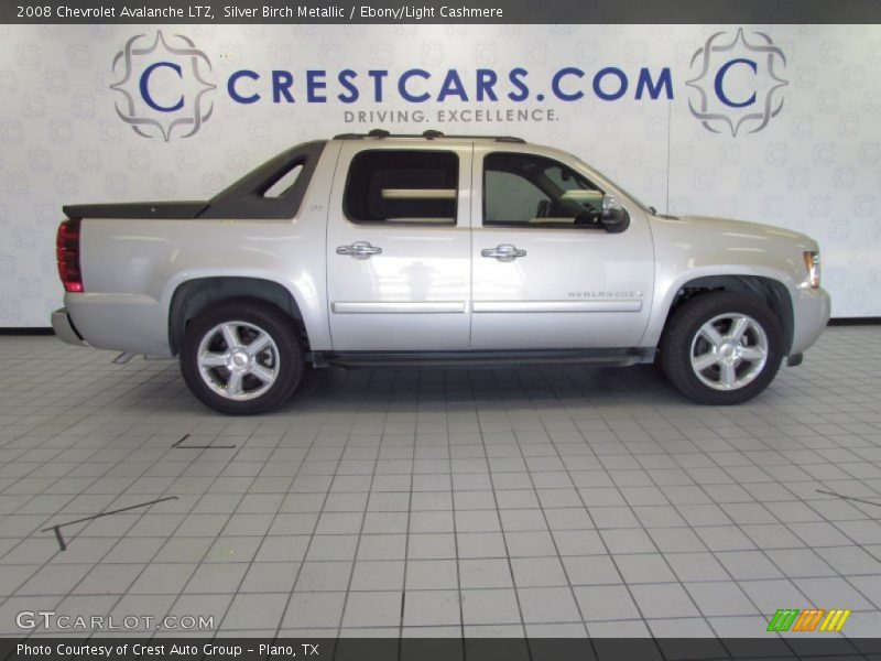 Silver Birch Metallic / Ebony/Light Cashmere 2008 Chevrolet Avalanche LTZ