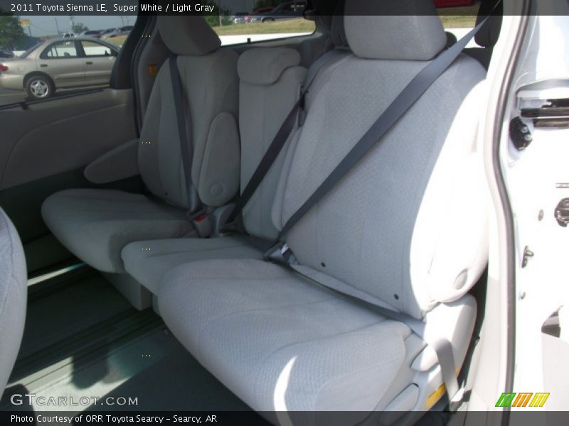 Super White / Light Gray 2011 Toyota Sienna LE