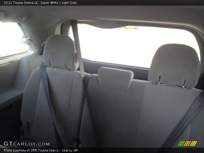 Super White / Light Gray 2011 Toyota Sienna LE