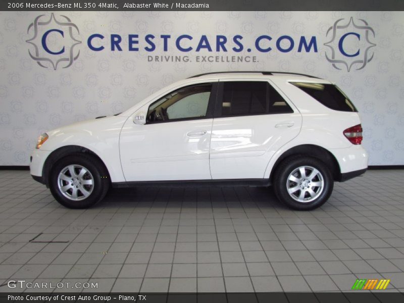 Alabaster White / Macadamia 2006 Mercedes-Benz ML 350 4Matic