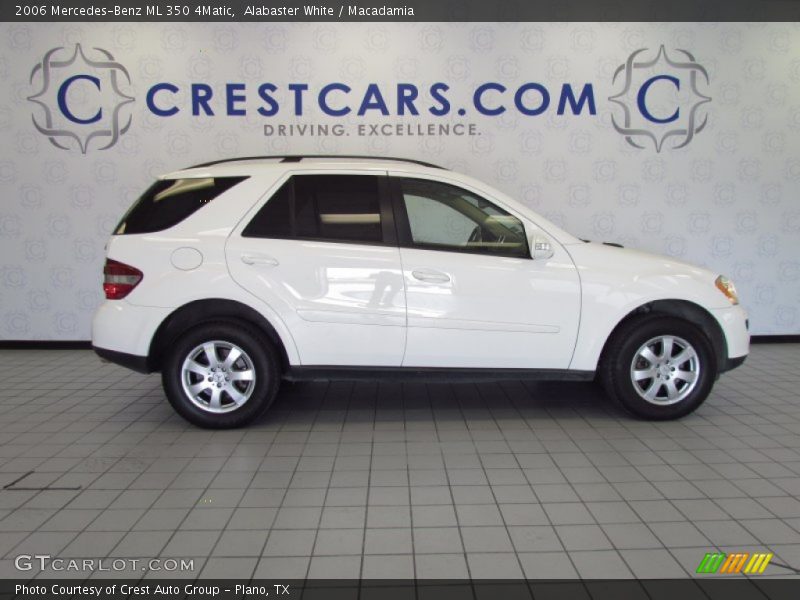 Alabaster White / Macadamia 2006 Mercedes-Benz ML 350 4Matic