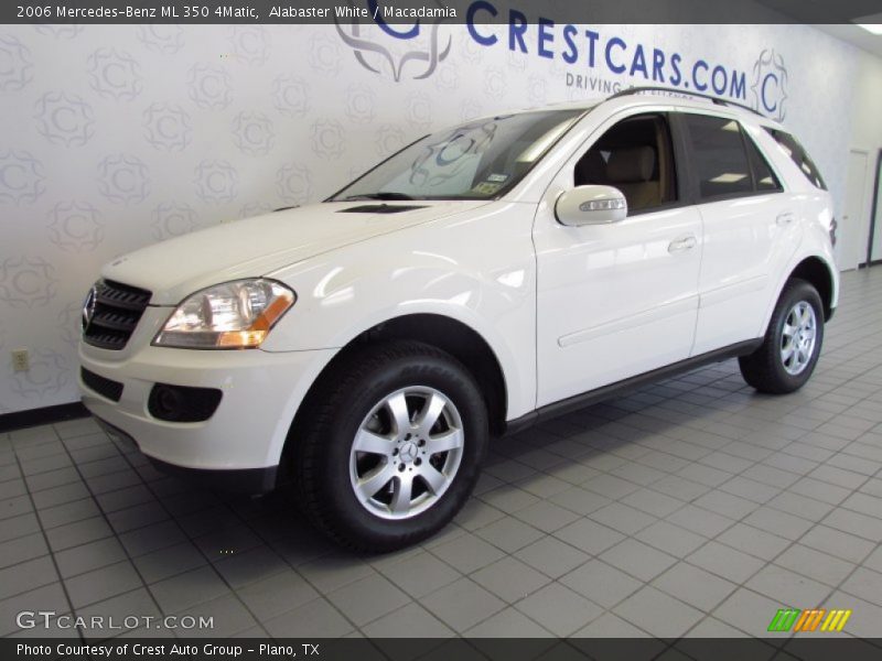 Alabaster White / Macadamia 2006 Mercedes-Benz ML 350 4Matic