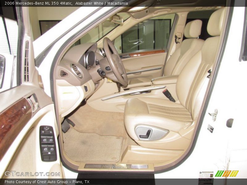 Alabaster White / Macadamia 2006 Mercedes-Benz ML 350 4Matic