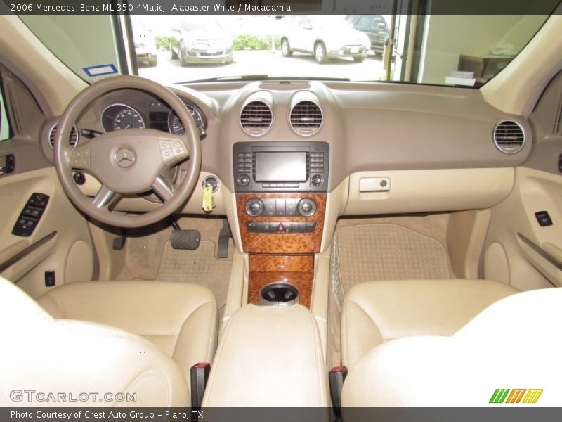 Alabaster White / Macadamia 2006 Mercedes-Benz ML 350 4Matic