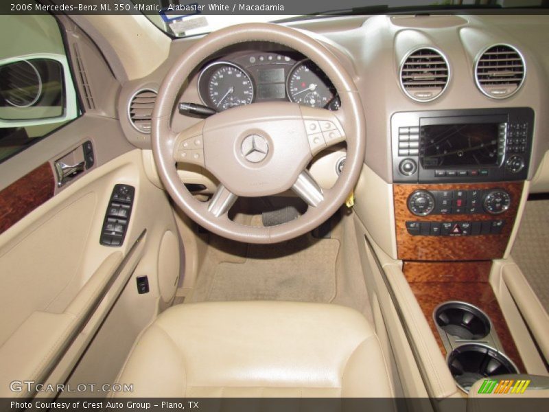 Alabaster White / Macadamia 2006 Mercedes-Benz ML 350 4Matic