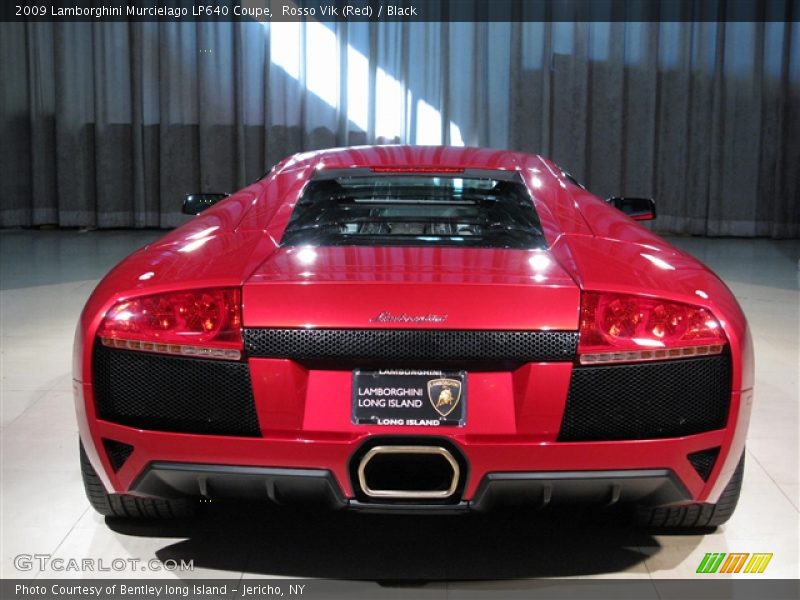 Rosso Vik (Red) / Black 2009 Lamborghini Murcielago LP640 Coupe