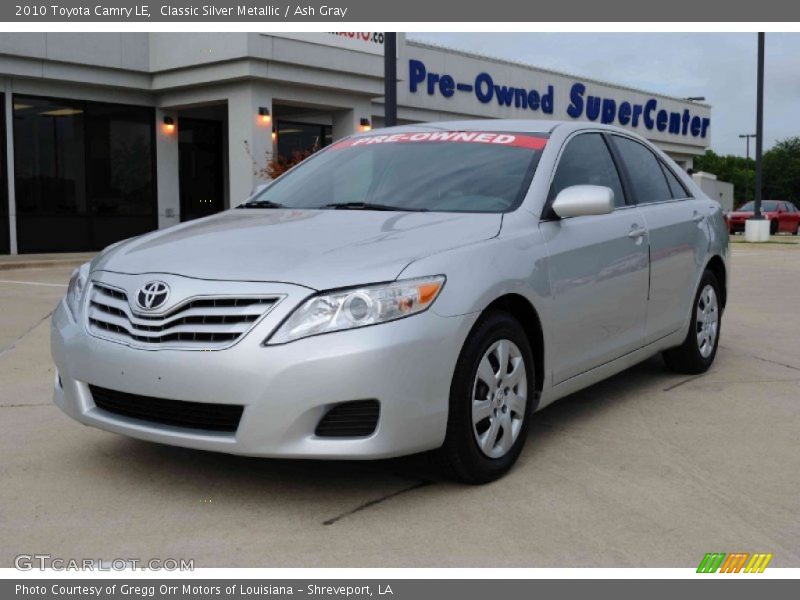 Classic Silver Metallic / Ash Gray 2010 Toyota Camry LE