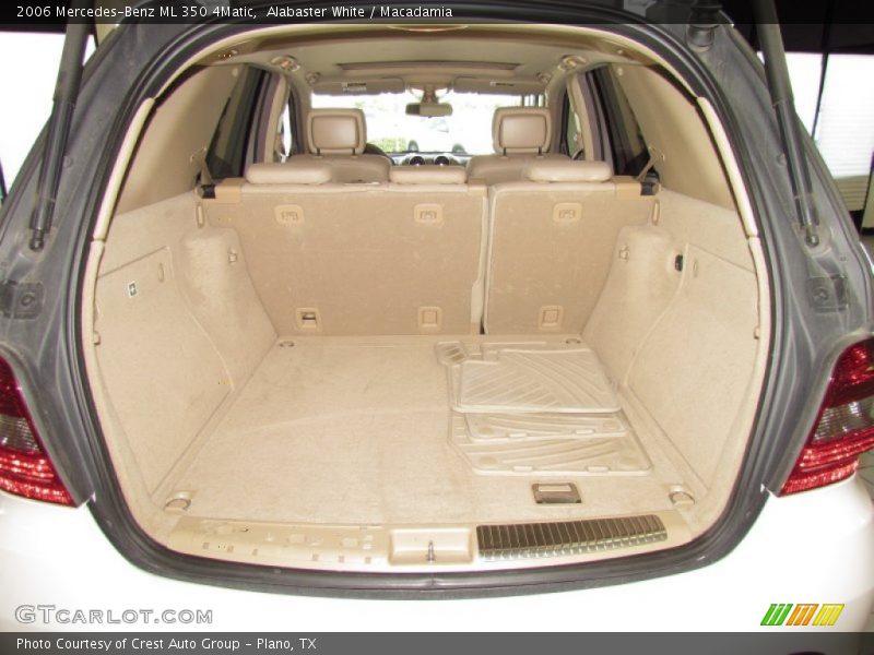 Alabaster White / Macadamia 2006 Mercedes-Benz ML 350 4Matic