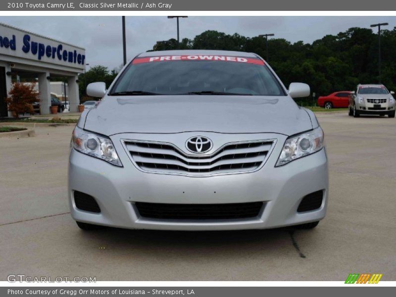 Classic Silver Metallic / Ash Gray 2010 Toyota Camry LE